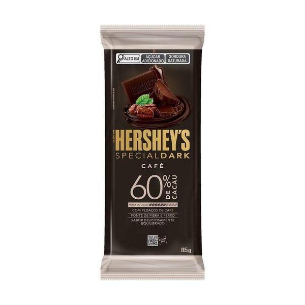 Chocolate Hershey's Special Dark Café Crocante 85g - Embalagem com 17 Unidades - Hersheys Imagem de Chocolate Hershey's Special Dark Café Crocante 85g - Embalagem com 17 Unidades