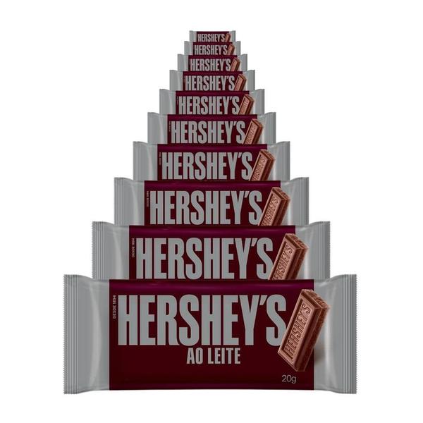 Imagem de Chocolate Hersheys, 10 Barras 20G Ao Leite