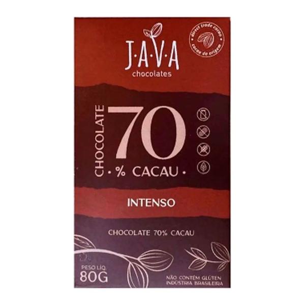 Imagem de Chocolate Intenso 70% Cacau Java 80g