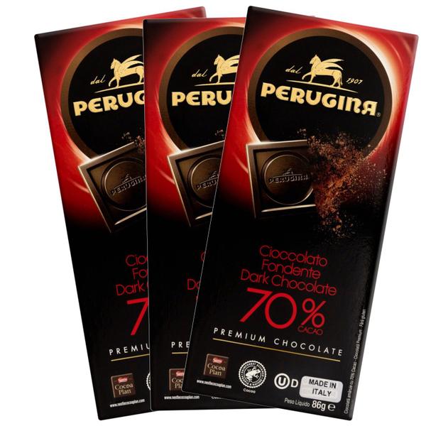 Imagem de Chocolate Italiano PERUGINA Nero 70% 85g (3 Unidades)