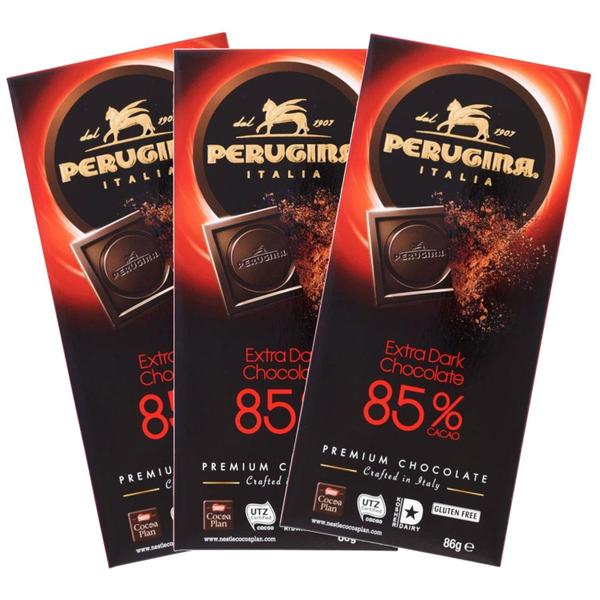 Imagem de Chocolate Italiano PERUGINA Nero 85% 85g (3 tabletes)