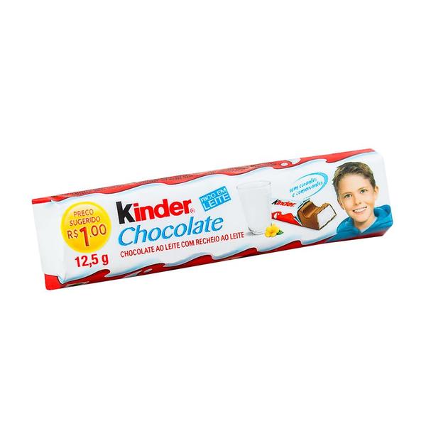 Imagem de Chocolate Kinder ao Leite com Recheio ao Leite com 12,5g