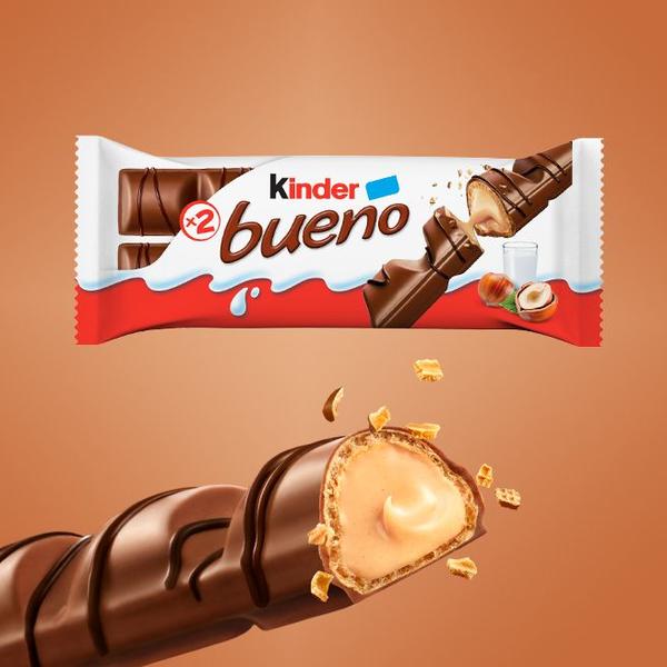 Imagem de Chocolate Kinder Bueno, 10 Pacotes de 43g