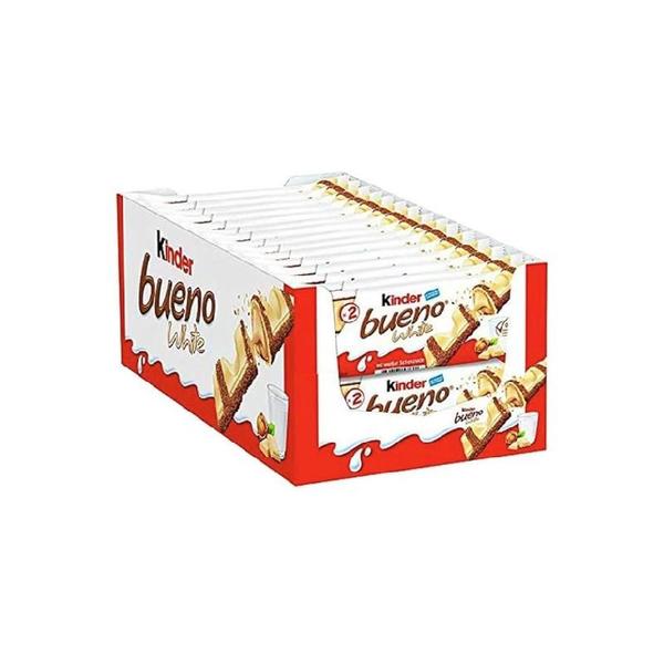 Imagem de Chocolate Kinder Bueno T2 White - Display com 30 UN de 39G