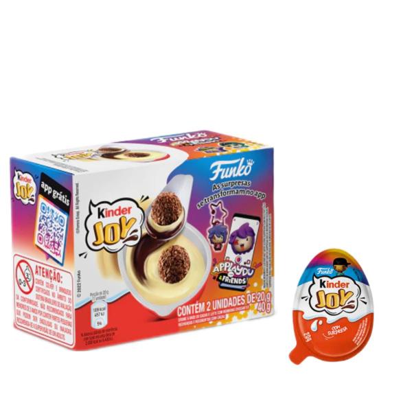 Chocolate Kinder Ovo Joy C/16un Ferrero Imagem de Chocolate Kinder Ovo Joy C/16un Ferrero