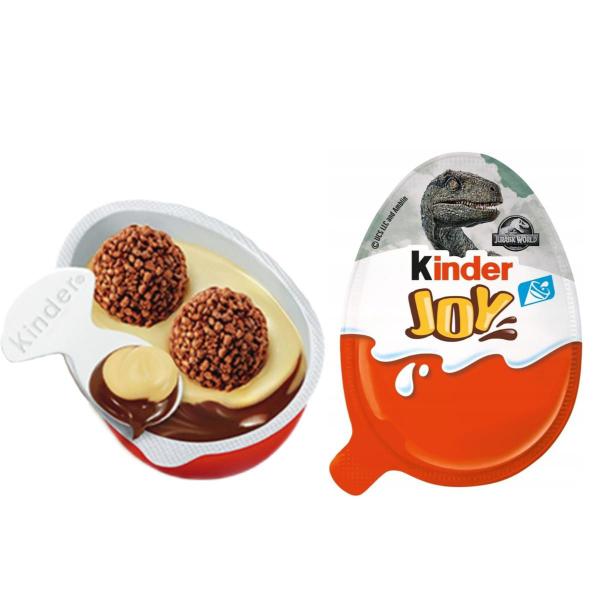 Chocolate Kinder Ovo Joy C/16un Ferrero Imagem de Chocolate Kinder Ovo Joy C/16un Ferrero