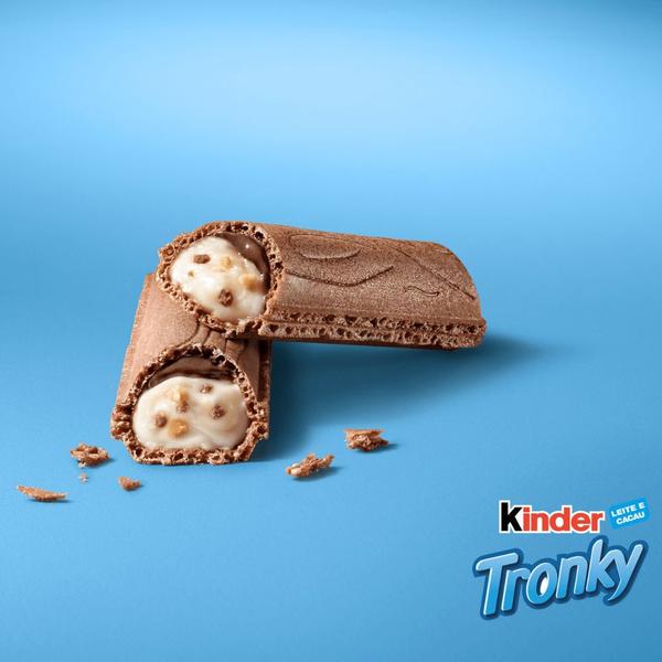 Chocolate Kinder Tronky, Caixa com 48 Pacotes de 18g Imagem de Chocolate Kinder Tronky, Caixa com 48 Pacotes de 18g