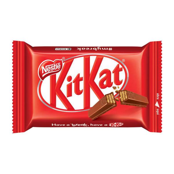 Imagem de CHOCOLATE KIT KAT AO LEITE 41,5g CAIXA COM 24 UNIDADES NESTLÉ