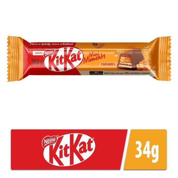 Imagem de Chocolate Kit Kat Caramelo 34,6g Caixa C/24 Unidades -nestlé