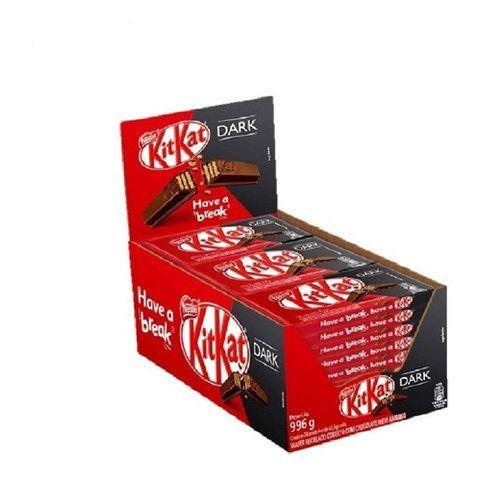 Chocolate Kit Kat Dark 41,5g Caixa C/24 Unidades - Nestlé Imagem de Chocolate Kit Kat Dark 41,5g Caixa C/24 Unidades - Nestlé