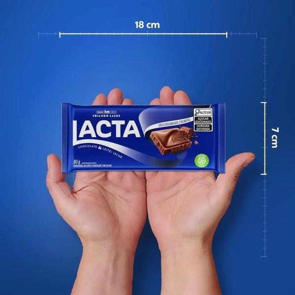 Imagem de Chocolate Lacta Ao Leite Lacta Barra 80G