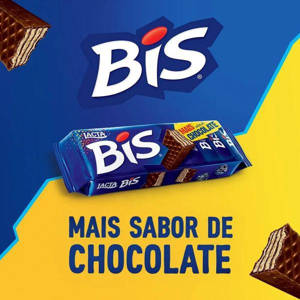 Imagem de Chocolate Lacta Bis Ao Leite Kit 10 Unidades