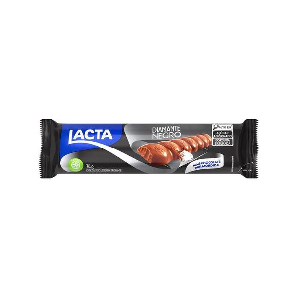 Chocolate Lacta Diamante Negro Display Com 12Un De 34G - Mondelez Imagem de Chocolate Lacta Diamante Negro Display Com 12Un De 34G