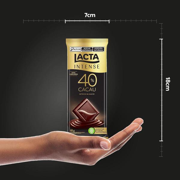 Imagem de Chocolate Lacta Intense 40% Cacau Original 85g