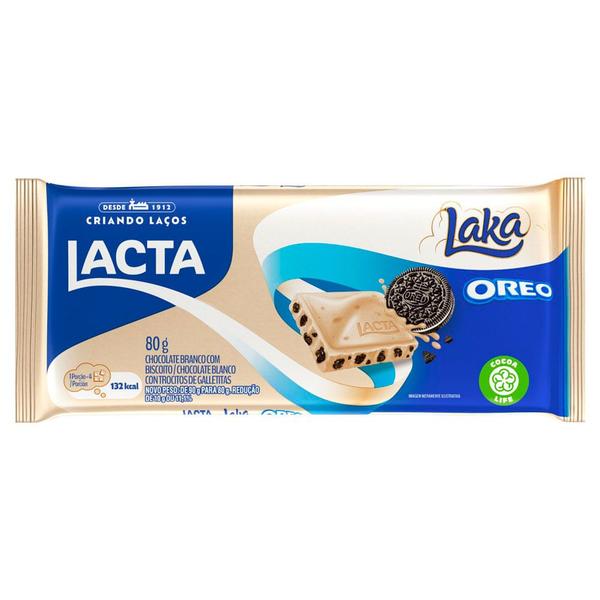Chocolate Lacta Laka Oreo 80g Imagem de Chocolate Lacta Laka Oreo 80g