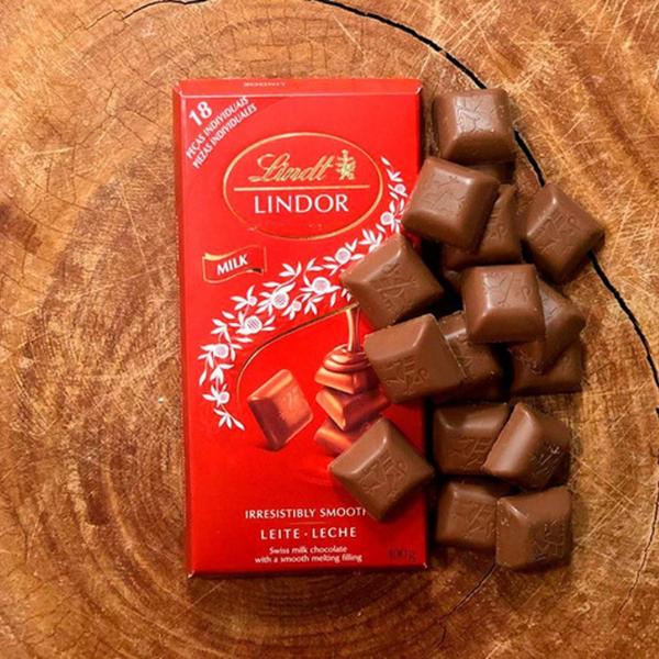 Imagem de Chocolate Lindt Lindor Singles Milk 100G (3 Unidades)