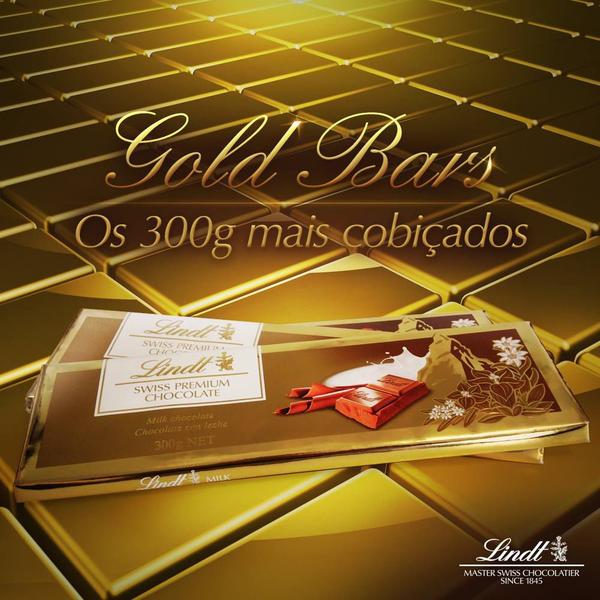 Chocolate Lindt Premium, Ao Leite c/ Avelã, 2 barras de 300g Imagem de Chocolate Lindt Premium, Ao Leite c/ Avelã, 2 barras de 300g