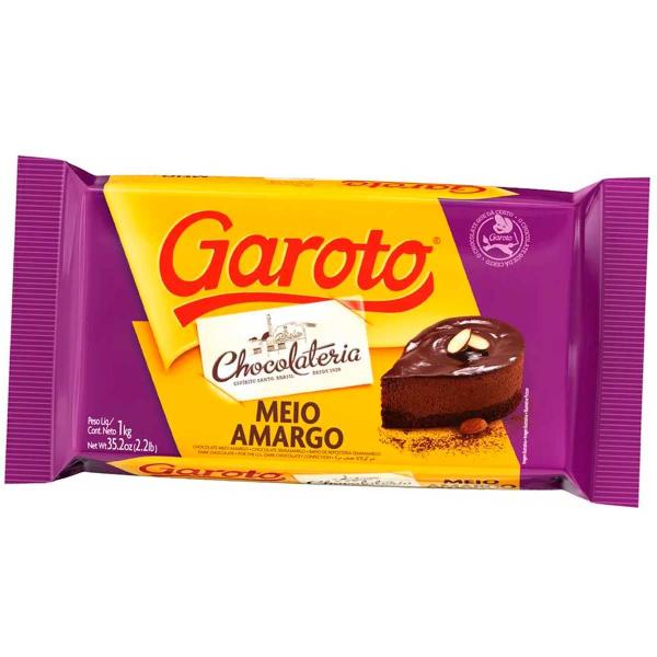 Imagem de Chocolate Meio Amargo 1Kg - Garoto