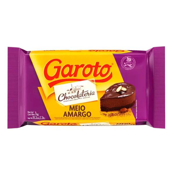 Imagem de Chocolate Meio Amargo 1Kg - Garoto