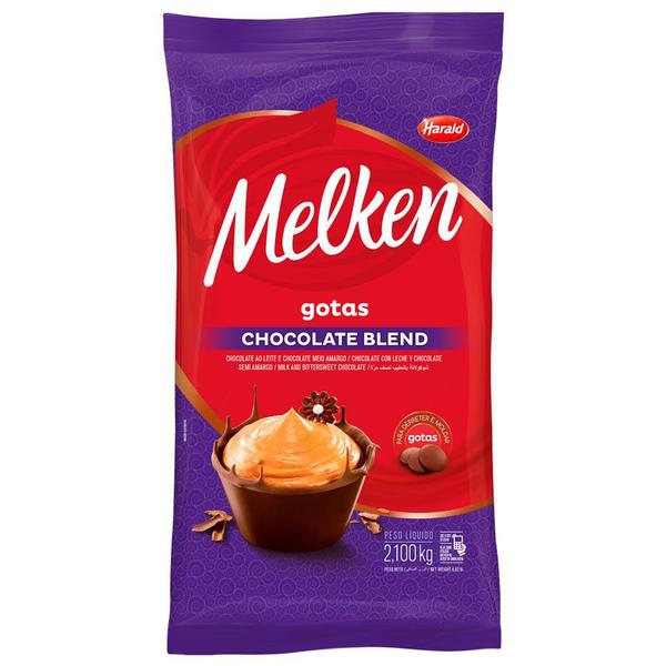 Chocolate melken gotas blend 2,1kg - harald Imagem de Chocolate melken gotas blend 2,1kg - harald