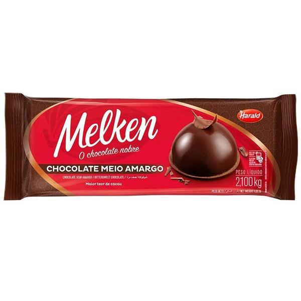 Imagem de Chocolate Melken Meio Amargo Barra 2,1Kg Harald