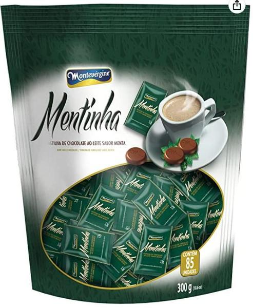 Imagem de Chocolate Mentinha C/85 unidades - 300g - Montevergine