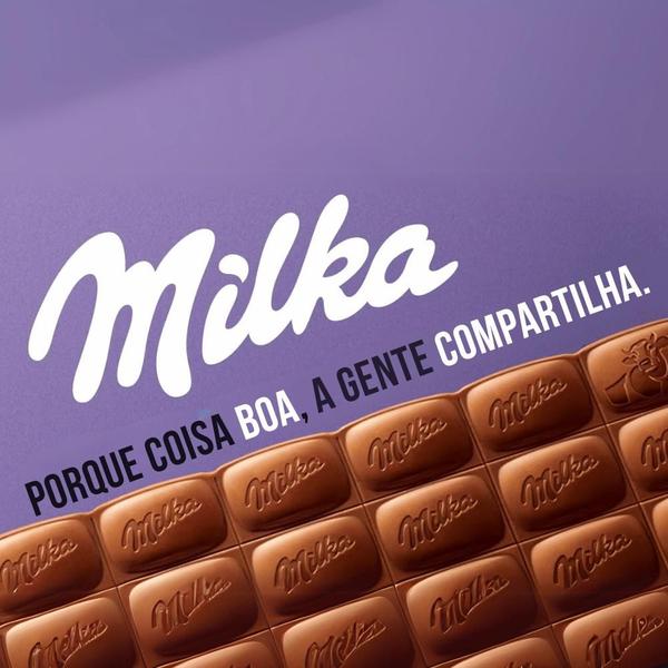 Imagem de Chocolate Milka Alpine Milk Grande Kit 5 Barras de 270g