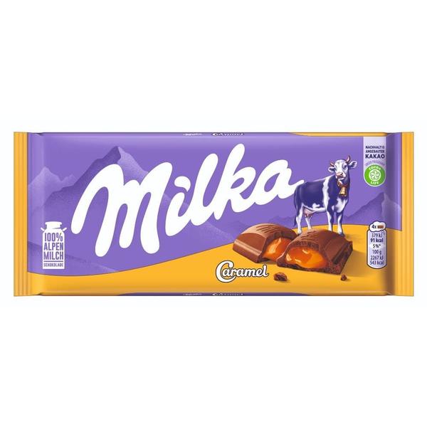 Chocolate Milka Caramel 100g Imagem de Chocolate Milka Caramel 100g