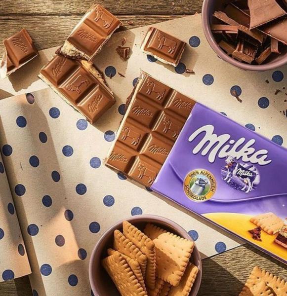 Imagem de Chocolate Milka Cream e Biscuit 100g Origem Europa