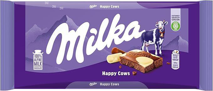 Chocolate milka happy cows 100g Imagem de Chocolate milka happy cows 100g
