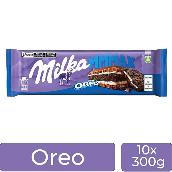 Imagem de Chocolate Milka Oreo Grande Kit 10 Barras de 300g