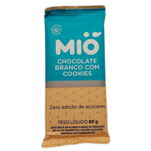 Chocolate Mió Branco com Cookies Zero 60g Imagem de Chocolate Mió Branco com Cookies Zero 60g