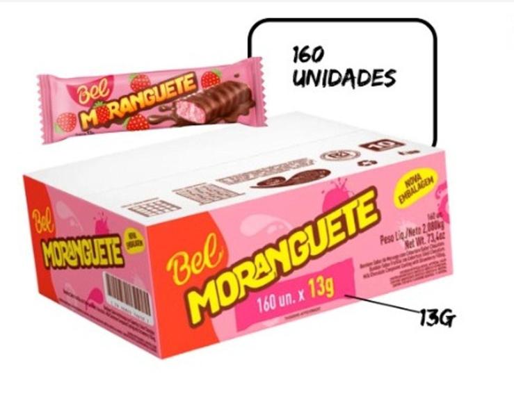 Imagem de Chocolate Moranguete Bel 13G Caixa Com 160 Unidades