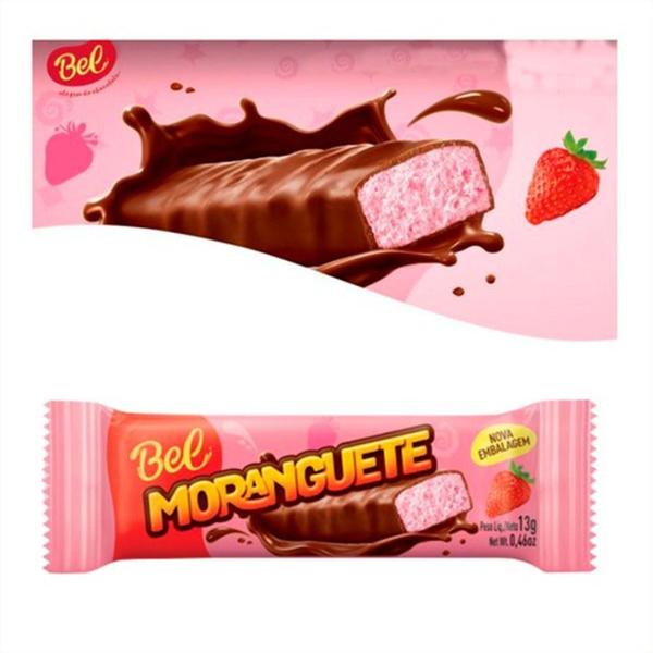 Chocolate Moranguete Bel 13G Caixa Com 160 Unidades Imagem de Chocolate Moranguete Bel 13G Caixa Com 160 Unidades