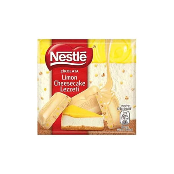 Chocolate Nestle Barra Cheesecake Limão Biscoito 60g (6 Un) Imagem de Chocolate Nestle Barra Cheesecake Limão Biscoito 60g (6 Un)
