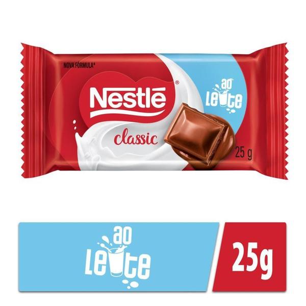 Imagem de Chocolate Nestlé classic ao leite 25g (caixa 22 unid.)