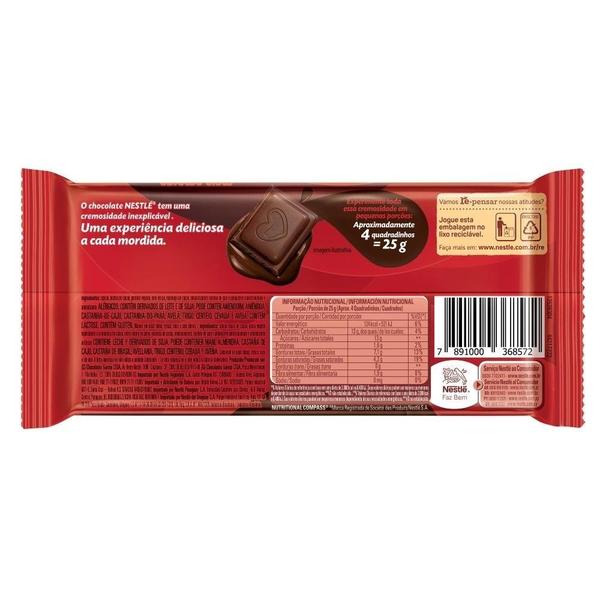 Imagem de Chocolate Nestlé Classic Meio Amargo Tablete 80g - Embalagem com 16 Unidades