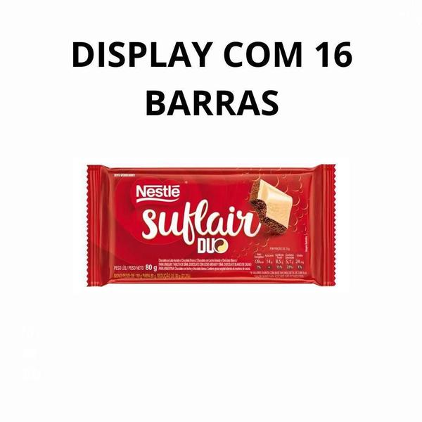 Imagem de Chocolate Nestlé Suflair Duo Display Com 16 Barras De 80G