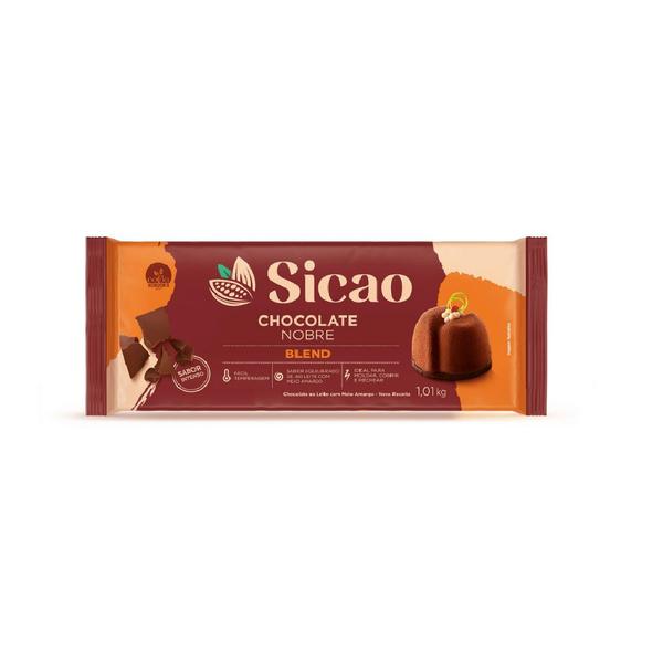 Chocolate Nobre Blend Barra 1,01kg Sicao Imagem de Chocolate Nobre Blend Barra 1,01kg Sicao
