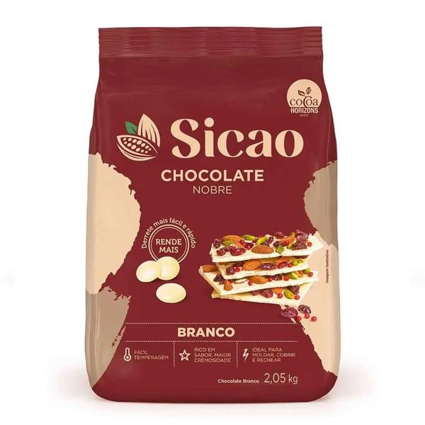 Imagem de Chocolate Nobre Gotas Branco 2.05kg - Sicao