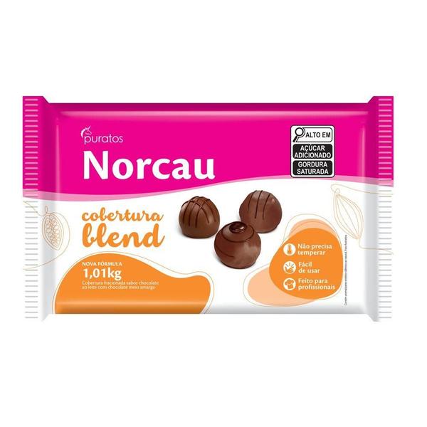 Chocolate Norcau Cobertura Blend 1,01kg Imagem de Chocolate Norcau Cobertura Blend 1,01kg