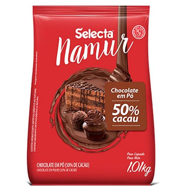Chocolate Po 50% Selecta Namur 1,01kg Imagem de Chocolate Po 50% Selecta Namur 1,01kg
