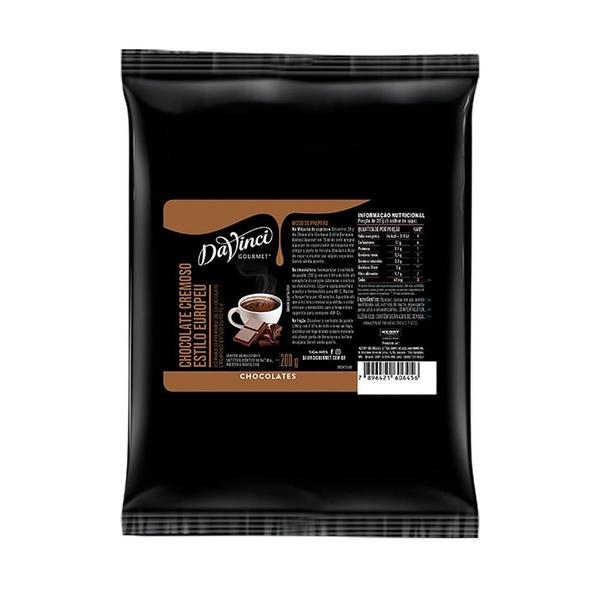Chocolate Quente Cremoso Davinci Estilo Europeu Em Pó 1,05Kg - Da Vinci Imagem de Chocolate Quente Cremoso Davinci Estilo Europeu Em Pó 1,05Kg