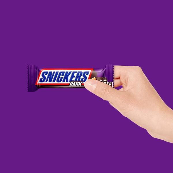 Chocolate Snickers Dark Meio Amargo Kit 10 Unidades De 42G - Mars Imagem de Chocolate Snickers Dark Meio Amargo Kit 10 Unidades De 42G