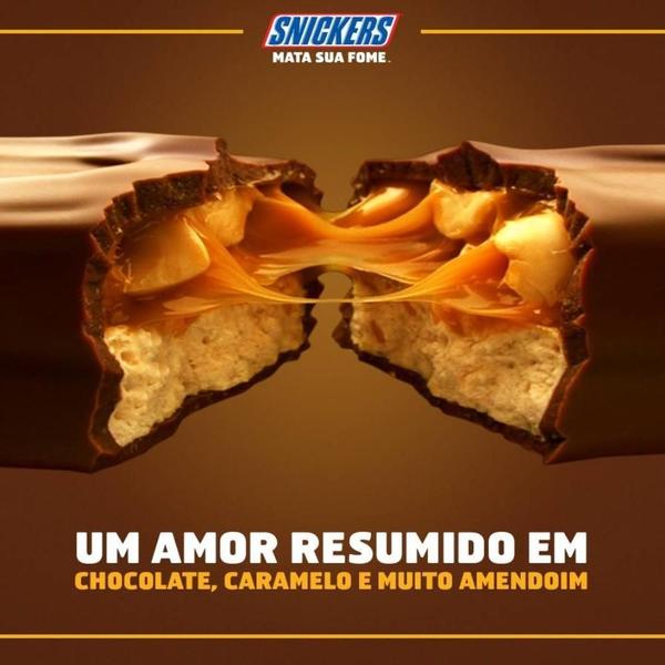 Imagem de Chocolate Snickers Individual Kit 10 Unidades De 45G