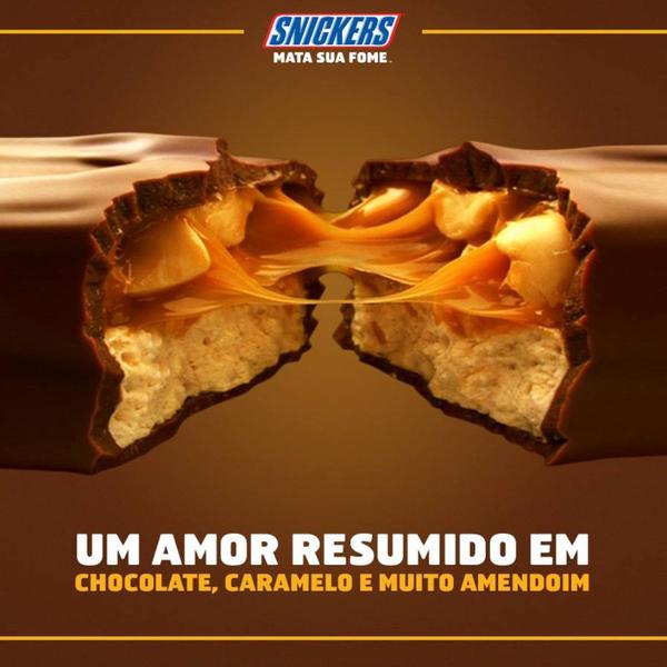 Imagem de Chocolate Snickers Individual Kit 20 unidades de 45g