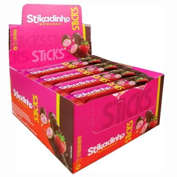 Chocolate Stikadinho Sticks 32g - display com 16 unidades - Neugebawer Imagem de Chocolate Stikadinho Sticks 32g - display com 16 unidades