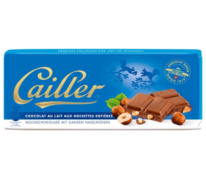 Imagem de Chocolate Suiço Cailler Ao Leite Com Avelãs 100G