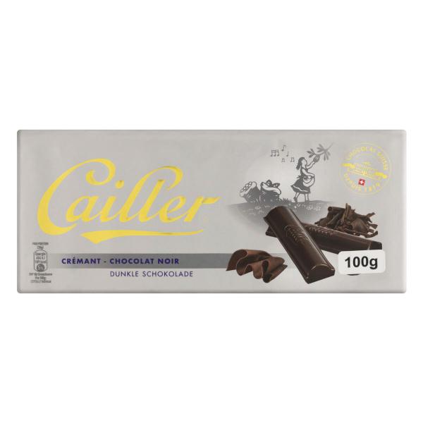 Imagem de Chocolate Suíço Crémant Chocolat Noir CAILLER 100g