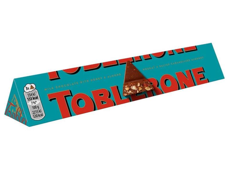 Chocolate Suiço Toblerone Crunchy & Almonds 100g - Importado Imagem de Chocolate Suiço Toblerone Crunchy & Almonds 100g - Importado
